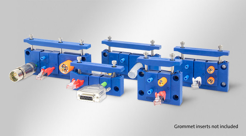 Split cable entry frame for the food industry, IP64/IP65